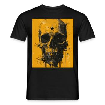 The Skull - Skull, Totenkopf, Teufel - Männer T-Shirt - Schwarz - Vorne - AI Model Male 178 light (178cm)