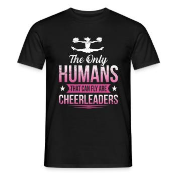 Pom-pom girls - T-shirt homme - noir - Devant - AI Model Male 178 light (178cm)