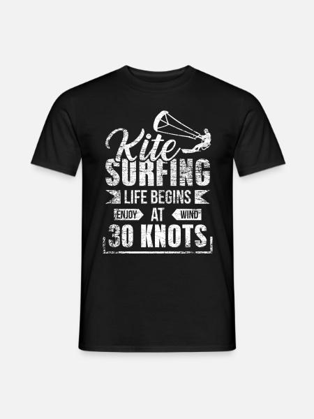 Kite Surfing - Men's T-Shirt - black