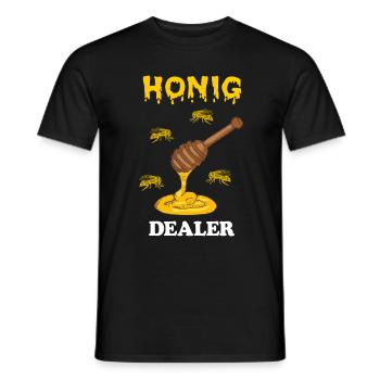 abeille - T-shirt homme - noir - Devant - AI Model Male 178 light (178cm)