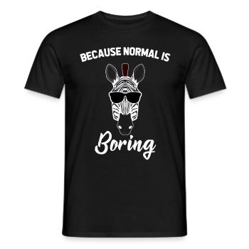 Zèbres zèbres - T-shirt homme - noir - Devant - AI Model Male 178 light (178cm)