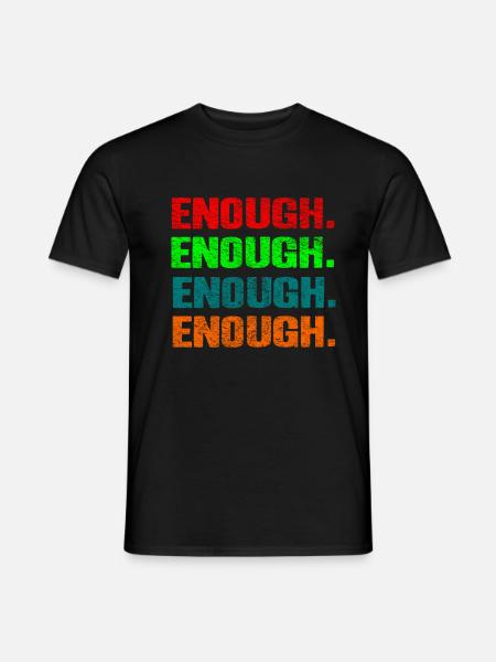Against racism - Men's T-Shirt - black