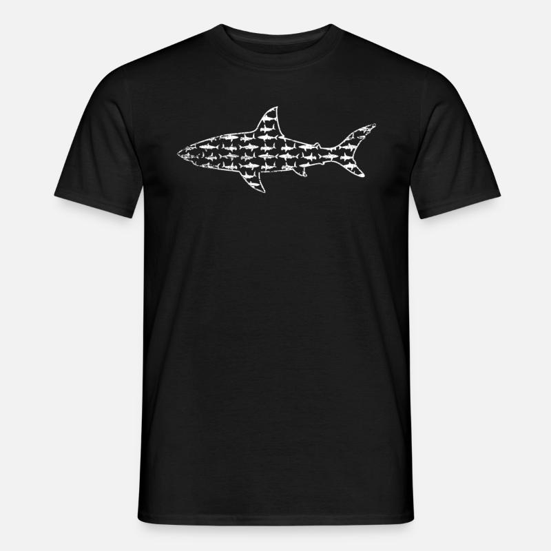Hai - Männer T-Shirt - Schwarz