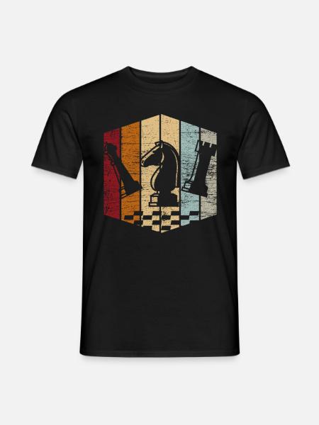 Schach - Männer T-Shirt - Schwarz