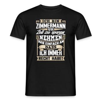 Zimmermann - T-shirt homme - noir - Devant - AI Model Male 178 light (178cm)