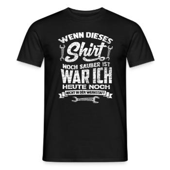 Mechaniker Werkstatt - Männer T-Shirt - Schwarz - Vorne - AI Model Male 178 light (178cm)