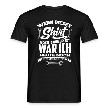 Schrauber Shirt - Männer T-Shirt - Schwarz - Vorne - AI Model Male 178 light (178cm)
