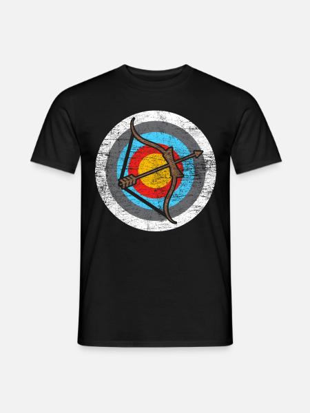 tir à l'arc - T-shirt homme - noir
