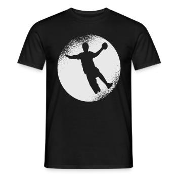 Hobby de handball - T-shirt homme - noir - Devant - AI Model Male 178 light (178cm)