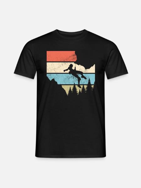 grimper - T-shirt homme - noir