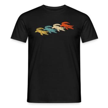 crocodile - T-shirt homme - noir - Devant - AI Model Male 178 light (178cm)