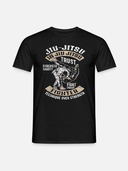 Jiu Jitsu Kampfkunst - Männer T-Shirt - Schwarz