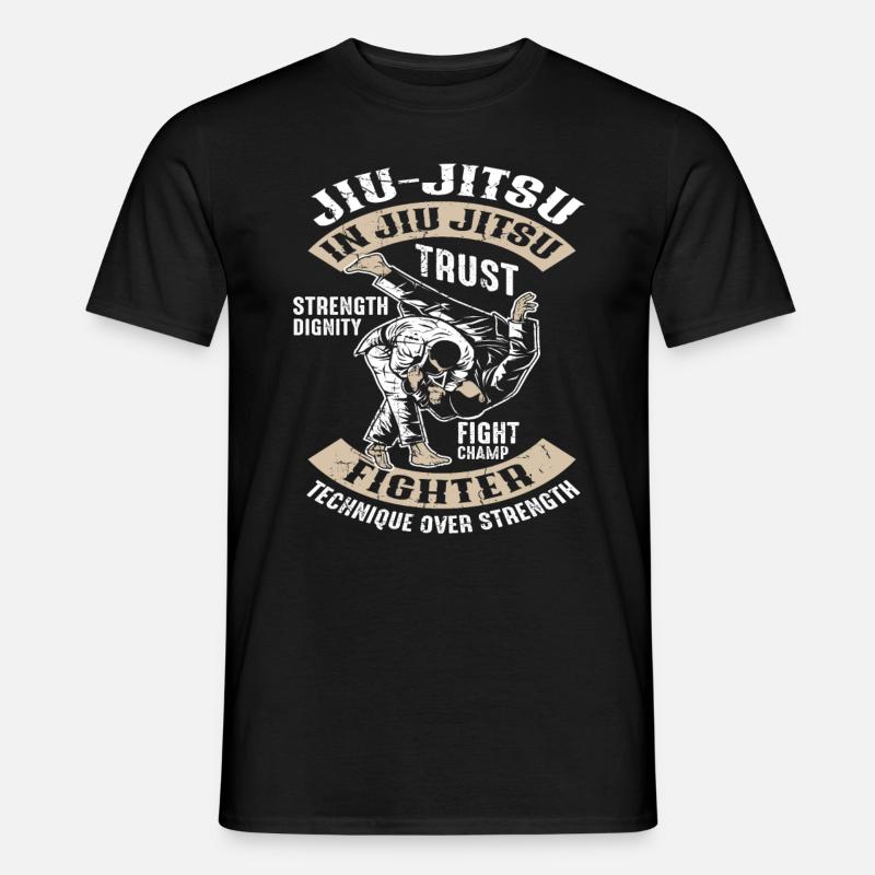 Jiu Jitsu training - Men’s T-shirt - black