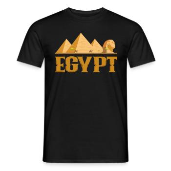 Egypt - Men's T-Shirt - black - Front - AI Model Male 178 light (178cm)