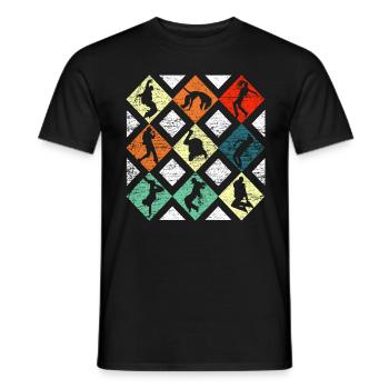 Break Dance - T-shirt homme - noir - Devant - AI Model Male 178 light (178cm)