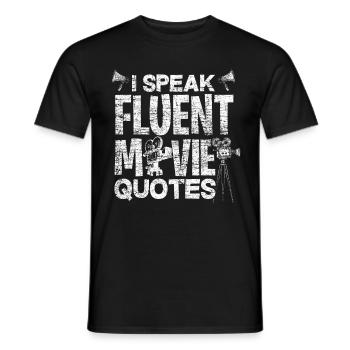 Citations de film - T-shirt homme - noir - Devant - AI Model Male 178 light (178cm)