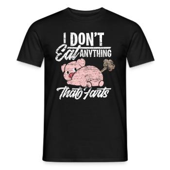 Vegan Tiere - Männer T-Shirt - Schwarz - Vorne - AI Model Male 178 light (178cm)