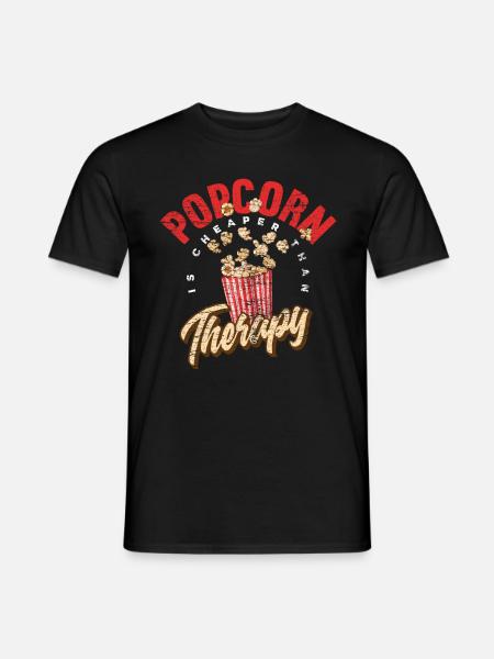 Popcorn films - Men's T-Shirt - black