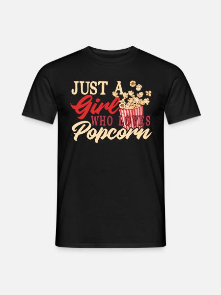 Femme pop-corn - T-shirt homme - noir