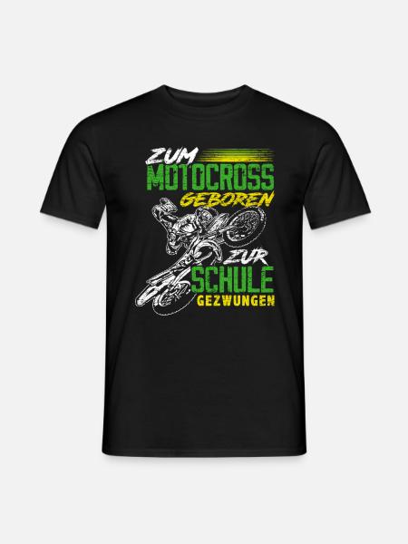 Motocross Schule - Männer T-Shirt - Schwarz