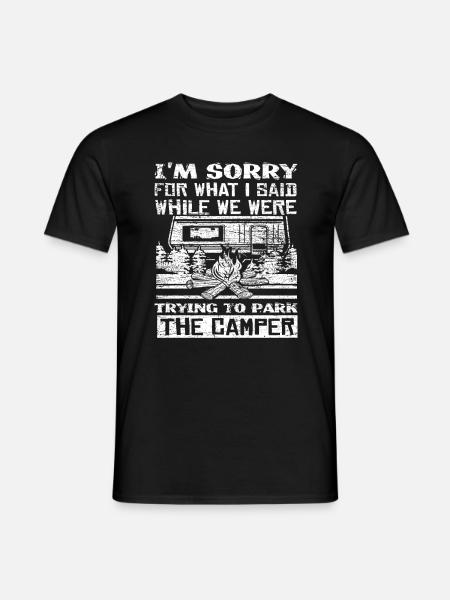 Camper caravan - Men's T-Shirt - black
