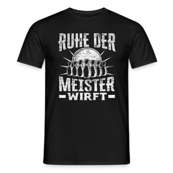 Kegeln Verein - Männer T-Shirt - Schwarz - Vorne - AI Model Male 178 light (178cm)