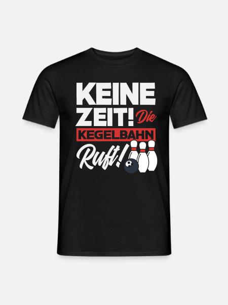 Kegeln Mannschaftssport - Männer T-Shirt - Schwarz