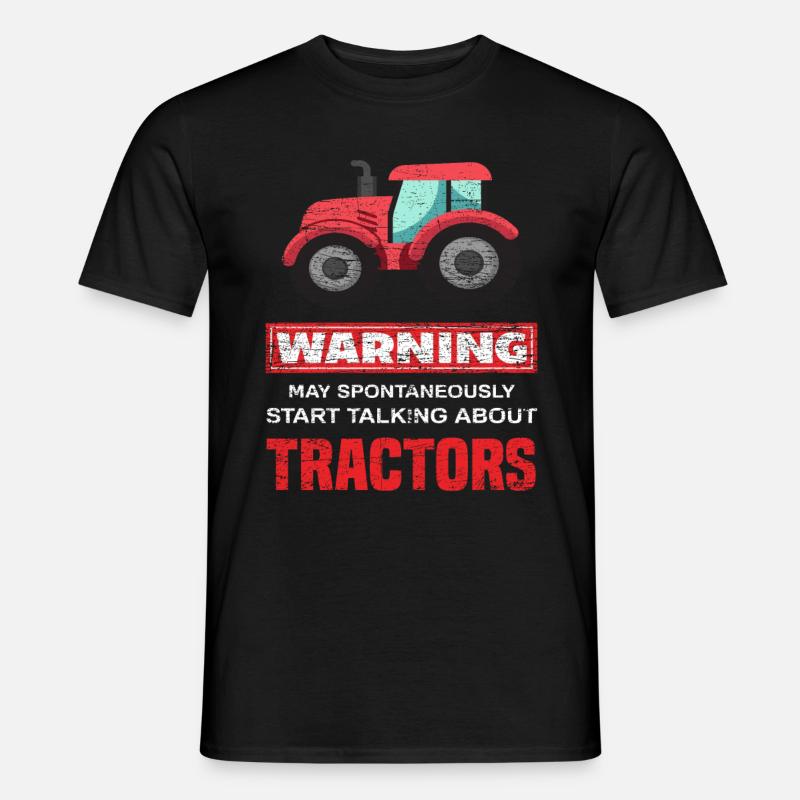 Bauer Traktoren - Männer T-Shirt - Schwarz