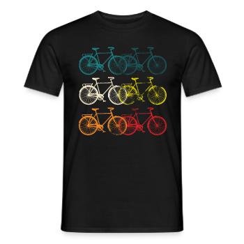 Fahrrad Liebhaber Radfahrer Radsportler Geschenk - Männer T-Shirt - Schwarz - Vorne - AI Model Male 178 light (178cm)