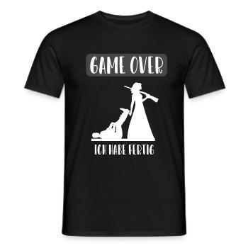 Jeu sur mariés enterrement de vie de garçon - T-shirt homme - noir - Devant - AI Model Male 178 light (178cm)