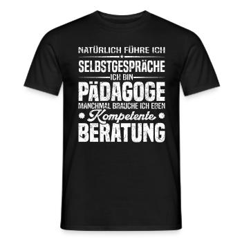 Pädagoge - Männer T-Shirt - Schwarz - Vorne - AI Model Male 178 light (178cm)