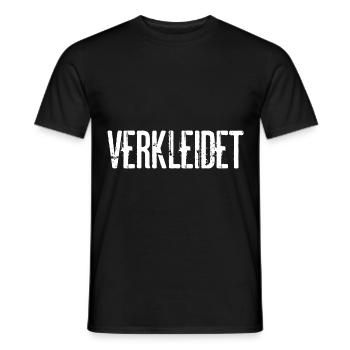 Verkleidet - Männer T-Shirt - Schwarz - Vorne - AI Model Male 178 light (178cm)