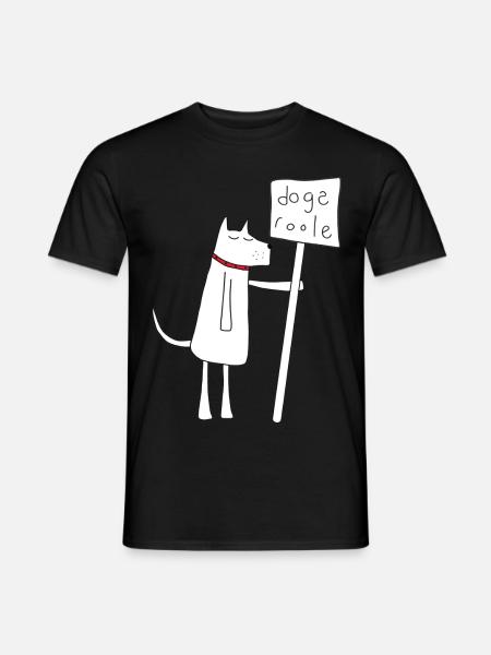 Dogs Roole - Men's T-Shirt - black