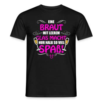Junggesellenabschied Witze“ T-Shirts Geschenk - Männer T-Shirt - Schwarz - Vorne - AI Model Male 178 light (178cm)
