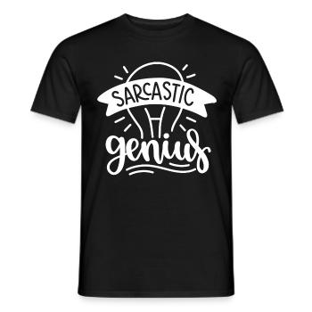 Funny Sarcastic Sarcasm Gift - Männer T-Shirt - Schwarz - Vorne - AI Model Male 178 light (178cm)