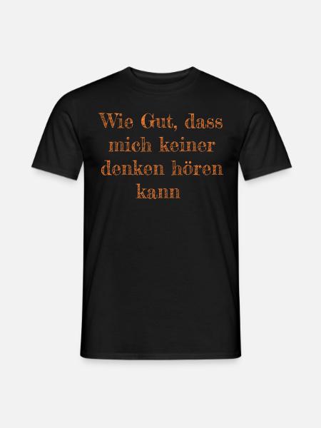 Lustiges Tshirt mit spruch - Männer T-Shirt - Schwarz
