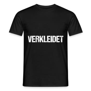 Verkleidet - Männer T-Shirt - Schwarz - Vorne - AI Model Male 178 light (178cm)