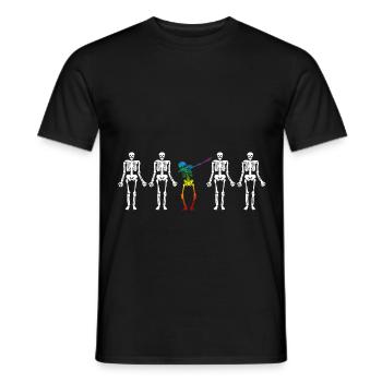 Dab Gay Pride - T-shirt homme - noir - Devant - AI Model Male 178 light (178cm)