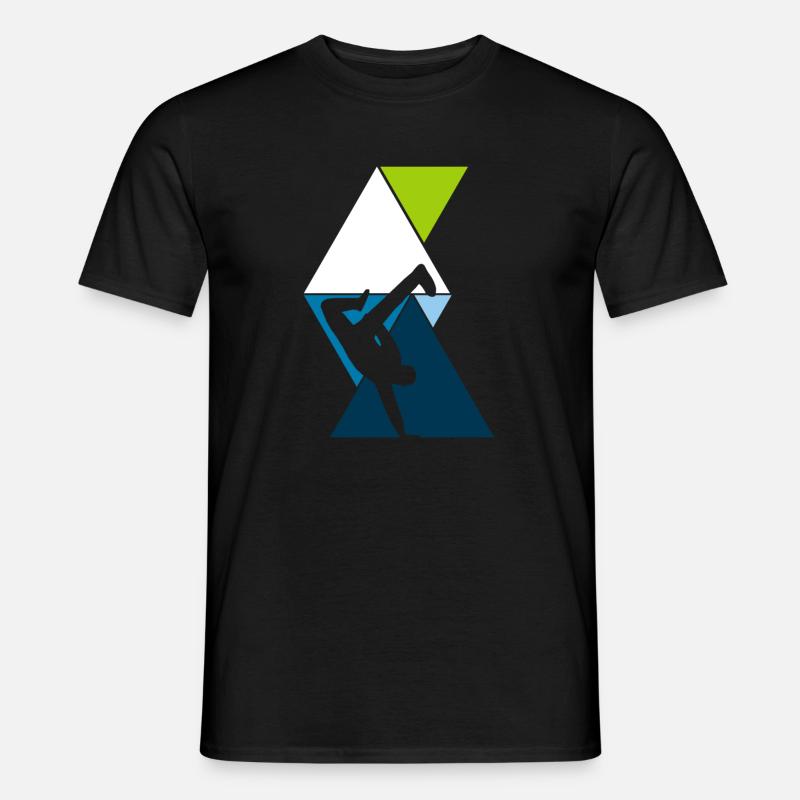 Breakdancer - Männer T-Shirt - Schwarz