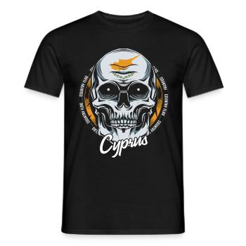 Zypern - Männer T-Shirt - Schwarz - Vorne - AI Model Male 178 light (178cm)