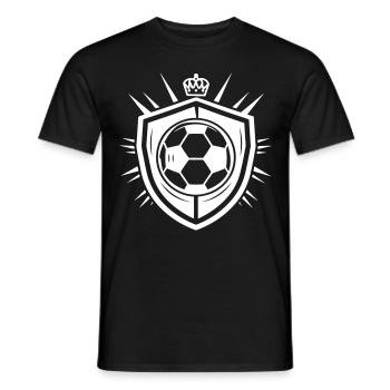 Soccer Logo Team - Men's T-Shirt - black - Front - AI Model Male 178 light (178cm)
