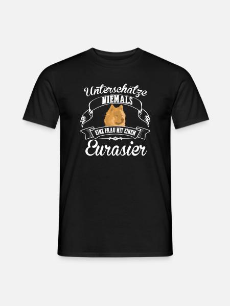 Eurasier - Männer T-Shirt - Schwarz