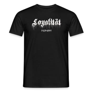 Loyalität Vorn - Männer T-Shirt - Schwarz - Vorne - AI Model Male 178 light (178cm)