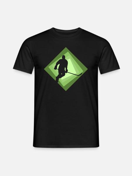 Eishockey Shootout - Männer T-Shirt - Schwarz
