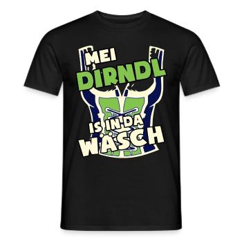 Dirndl Bayern Volksfest - Männer T-Shirt - Schwarz - Vorne - AI Model Male 178 light (178cm)