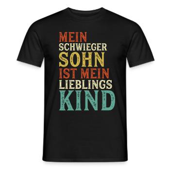 Schwiegersohn Spruch Sprüche - Männer T-Shirt - Schwarz - Vorne - AI Model Male 178 light (178cm)
