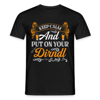 Plongée plongeuse - T-shirt homme - noir - Devant - AI Model Male 178 light (178cm)