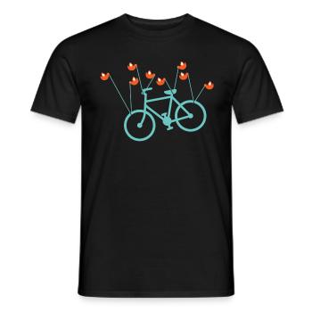 Fail bike - Men's T-Shirt - black - Front - AI Model Male 178 light (178cm)