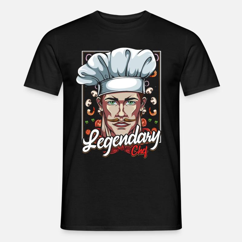 Chefkoch - Männer T-Shirt - Schwarz