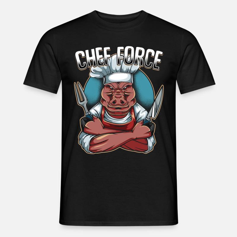 Chefkoch - Männer T-Shirt - Schwarz